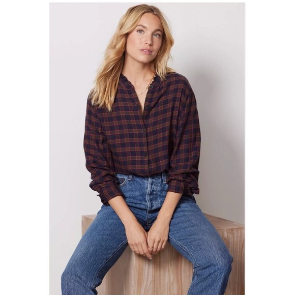 RAILS Andi Plaid Button Down Shirt Medium - Picture 2 of 11